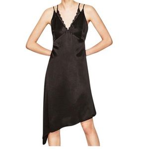 Zara basic collection satin dress